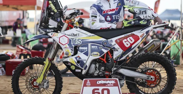 photo  matthieu jauffraud est finisher au rallye dakar 2026.  &copy;  dr 