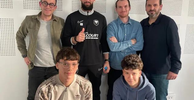 photo  anthony mandréa était l'invité de notre podcast rouge et bleu sur le sm caen.  &copy;  ouest-france 