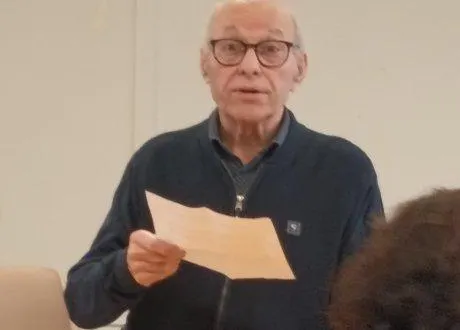 photo  serge quellier a présenté ses vœux aux habitants.  &copy;  ouest-france 