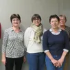 photo de gauche à droite : pascal jouanny, trésorier, brigitte blanchet, présidente, sonia dugast, secrétaire, annie maillard, nouvelle membre, nelly, (derrière) vice-présidente et serge, vice-trésorier.