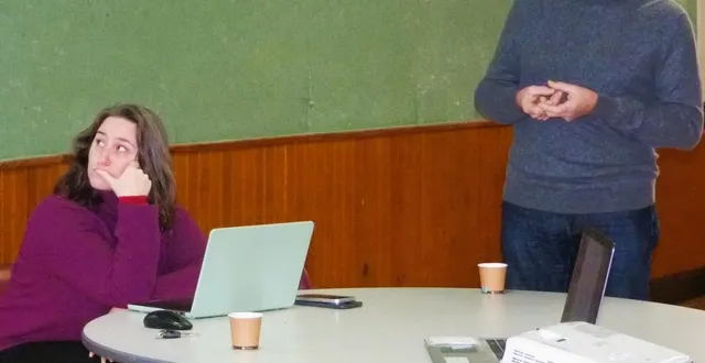 photo  philippe herbelin, président par intérim, est secondé par kathleen michel au secrétariat de l’association.  &copy;  ouest-france 