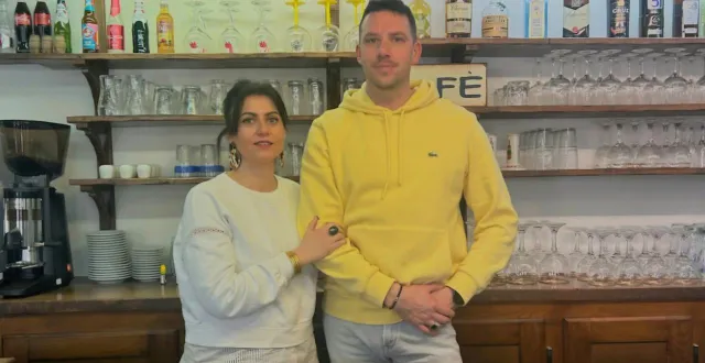 photo  eugénie et gaël pruleau sont les nouveaux propriétaires du cheval blanc.  &copy;  co 