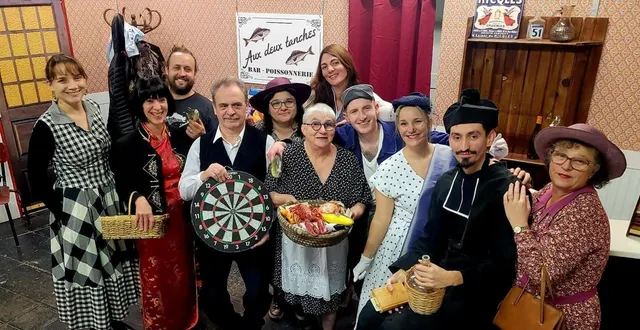 photo  le théâtre du haut-maine présentera à mamers sa comédie inédite tiens bon le bar.  &copy;  le théâtre du haut-maine 