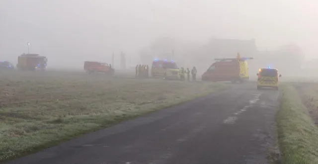 photo  l’accident a eu lieu dans le virage de la route de la pinauderie, à mazé-milon.  &copy;  ouest-france 
