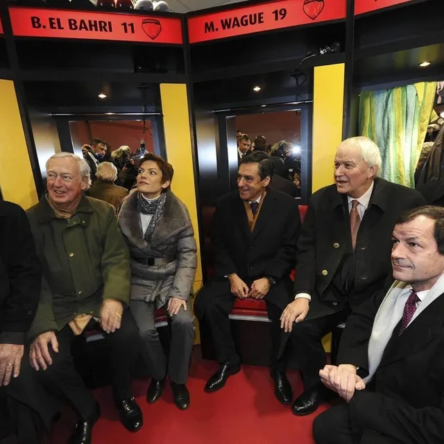photo il y a quinze ans, le mmarena était inauguré en présence notamment de jean-claude boulard, maire du mans, françois fillon, premier ministre et chantal jouanno, ministre des sports.  ©  archives le maine libre denis lambert