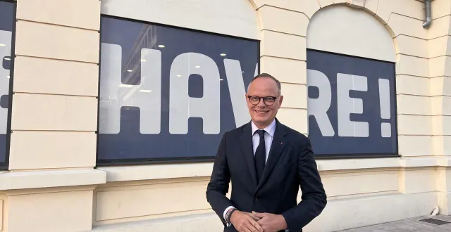 photo  édouard philippe est candidat à un 3e mandat de maire, au havre (seine-maritime).  &copy;  natalie desse, ouest-france 