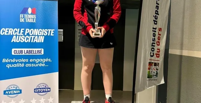 photo  clémence bureau gagne le tableau seniors dames b.  &copy;  lmstt 