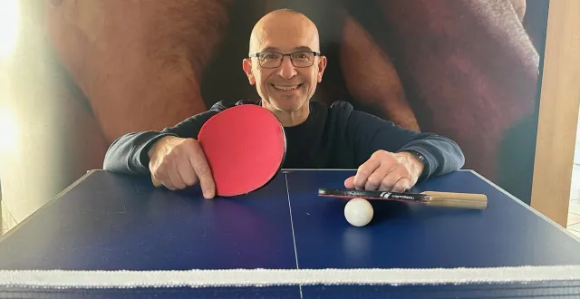 photo  david lelièvre quittera ce jeudi ses fonctions de conseiller technique départemental de tennis de table après 41 ans et 3 mois de bons et loyaux services.  &copy;  co 