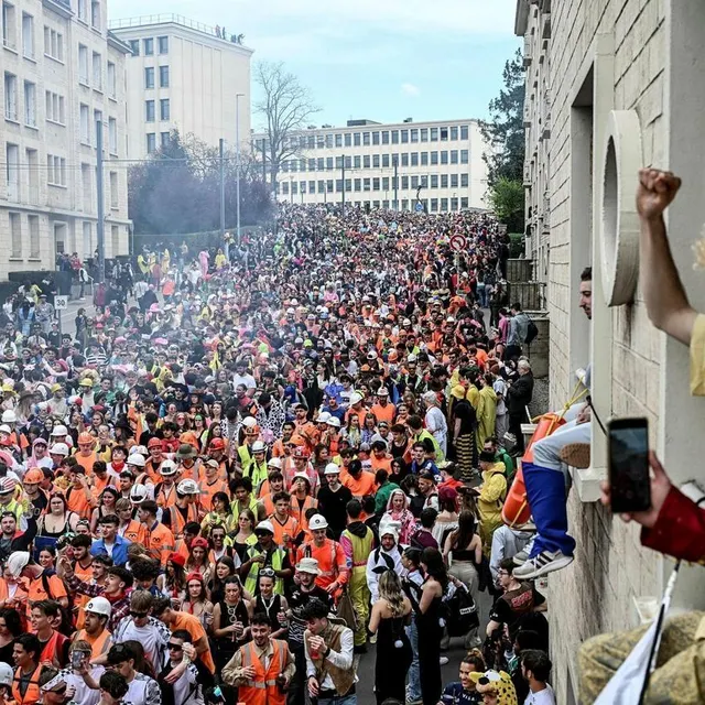 photo caen et son célèbre carnaval étudiant.  ©  archives martin roche / ouest-france