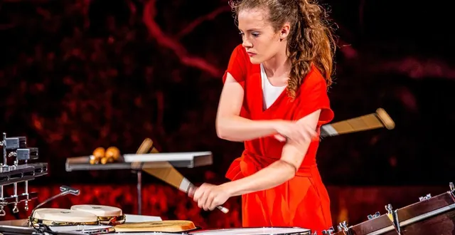 photo  la percussionniste, adélaïde ferrière, qui se produit dans toute la france, donnera un concert gratuit  et exceptionnel ce samedi 7 février 2026, salle coppélia à la flèche (sarthe).  &copy;  jean-philippe leclair 