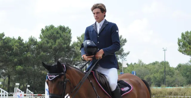 photo  maxime livio, cavalier et entraîneur de haut niveau.  &copy;  co 