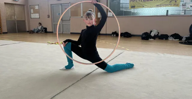 photo  héloïse dufoort passera notamment à l’enchaînement au cerceau.  &copy;  co - léo denort-houp 