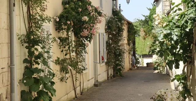 photo  la rue des masques fait partie des allées fleuries du village.  &copy;  à l’ouest 