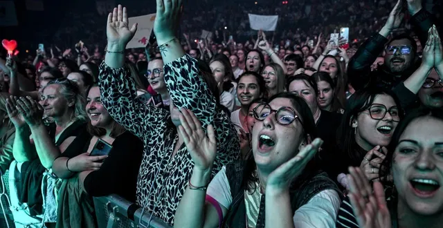 photo  marine donnera un concert au parc des expositions, à angers, le 14 février 2026. photo d’illustration.  &copy;  martin roche/ouest-france 