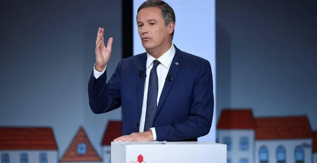photo  nicolas dupont-aignan, président de debout la france.  &copy;  afp 
