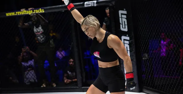 photo  la combattante de mma laëtitia blot sera sous les feux des projecteurs pour la nuit des arts martiaux et des sports de combat, organisée par samouraï 2000, samedi 31 janvier 2026, au mans (sarthe).  &copy;  yann levy 