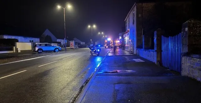 photo  l’accident s’est produit à saint-denis-sur-sarthon.  &copy;  ouest-france 