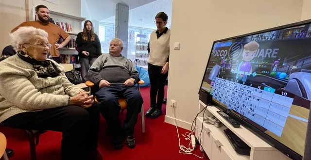 photo  la médiathèque de moyon-villages (manche) recrute des seniors, pour participer à un concours de jeux vidéo. le premier atelier a eu lieu mercredi 28 janvier 2026.  &copy;  ouest-france 