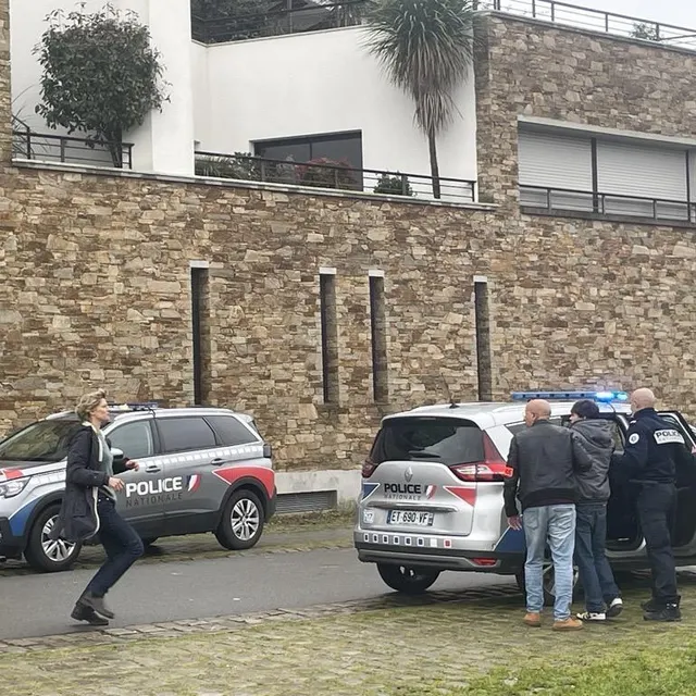 photo action ! des épisodes de la série télévisée « les évaporés » sont en cours de tournage, ce vendredi 30 janvier, à nantes.  ©  ouest-france