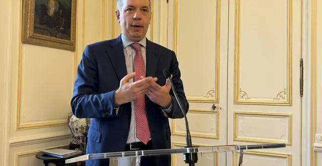 photo  sébastien jallet, préfet de la sarthe, a présenté ses vœux à la presse, vendredi 30 janvier 2026.  &copy;  ouest-france 