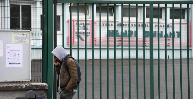 photo  la rixe s’est produite le mardi 27 janvier 2026 devant le lycée henry-dunant à angers (maine-et-loire), à la pause méridienne.  &copy;  co - laurent combet 