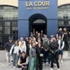 photo  l’équipe du restaurant la cour lors de réouverture en 2024 après plusieurs mois de travaux, à la suite de l’extension de 100 m² de l’établissement. 