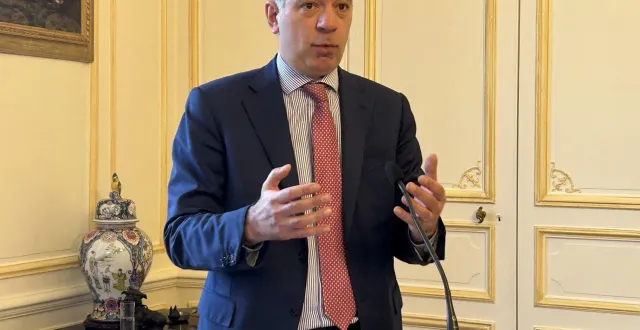 photo  le mans, vendredi 30 janvier 2026. le préfet sébastien jallet a profité de la cérémonie des vœux à la presse pour dresser le bilan de l’insécurité et de la délinquance.  &copy;  le maine libre 