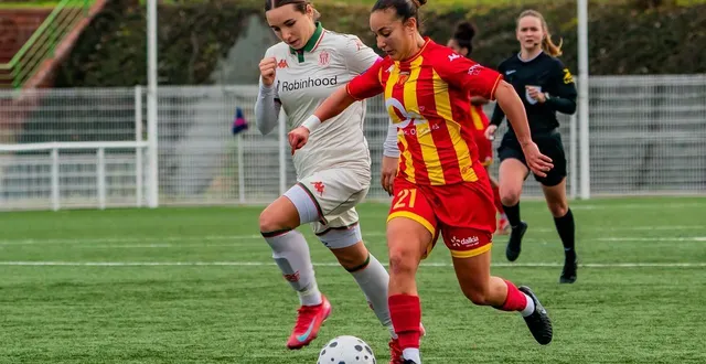 photo  nassima bekhti et les joueuses du mans se déplacent à guingamp.  &copy;  arnaud despelchain 