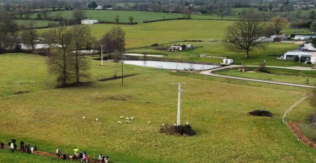 photo  les enfants des écoles ont réalisé la plantation au lotissement de la ville.  &copy;  co 