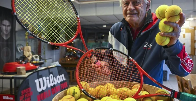 photo  coulaines, lundi 22 décembre 2025. luce-henri vigneron est classé 15/3. en 2025, il a disputé plus de 200 matchs de tennis, dont une quarantaine en compétition.  &copy;  le maine libre - denis lambert 
