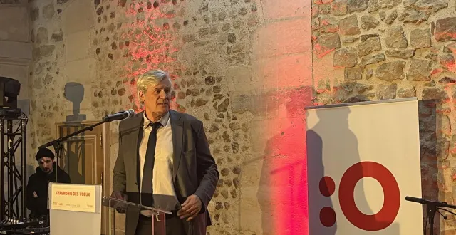 photo  le maire du mans, stéphane le foll, lors de la cérémonie des vœux, samedi 31 janvier 2026.  &copy;  ouest-france 