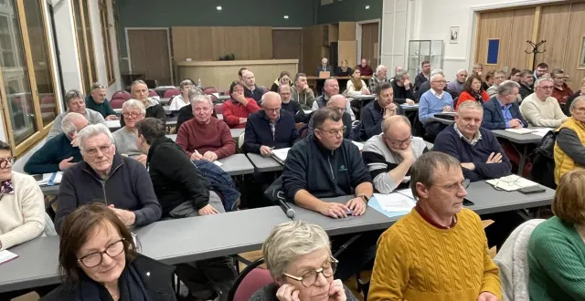 photo  photo prise lors de la première réunion en janvier 2025 du syndicat d’eau potable de terres d’argentan (orne).  &copy;  archives ouest-france 