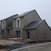 photo les dernières maisons construites dans le nouveau lotissement des champs de mazé.