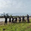 photo  sortie vtt pour les joueurs de toutlemonde maulévrier. 