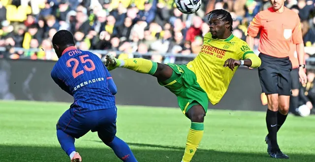 photo  junior mwanga ne sera resté qu’une demi-saison au fc nantes.  &copy;  franck dubray / ouest france 