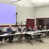 photo le conseil communautaire en réunion, jeudi.