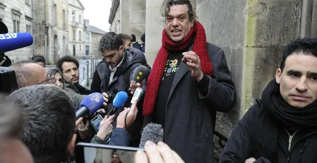 photo  julien le guet, lors du tout premier procès à niort.  &copy;  archives co 