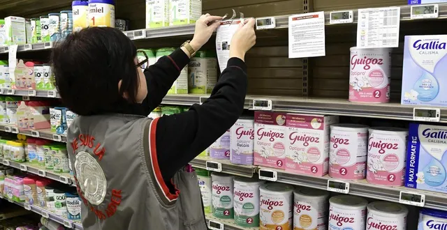 photo  après les rappels de nestlé, lactalis, danone, babybio et d’autres, « il faut s’attendre à en avoir d’autres », prévient le ministère de l’agriculture.  &copy;  vincent michel / ouest-france 