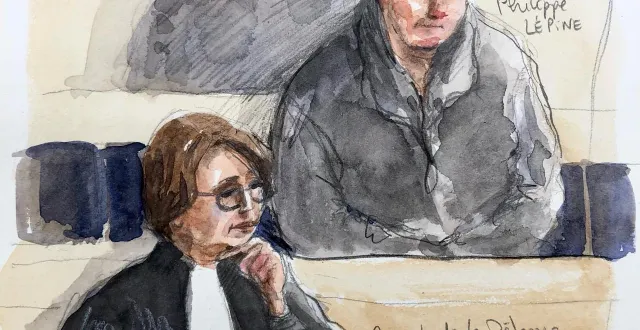 photo  philippe lépine, au premier jour du procès de ce boucher de 61 ans, jugé par la cour d’assises de la sarthe pour l’assassinat de son ex-compagne, monique chelle, en 2023.  &copy;  charlotte foisseau-bouttier 