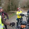 photo quelques membres de l’association, lors d’une précédente randonnée cycliste.