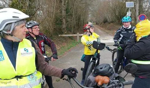 photo  quelques membres de l’association, lors d’une précédente randonnée cycliste.  &copy;  archives ouest-france 