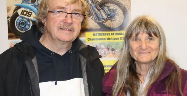 photo  jacky et sylvie, liés par leur passion moto  &copy;  le maine libre 