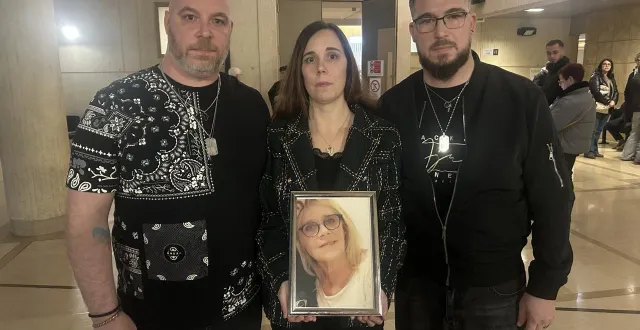 photo  anthony boudier, vanessa bahous et kevin boudier sont les trois enfants de monique chelle, victime d’un féminicide le 16 mars 2023.  &copy;  le maine libre 