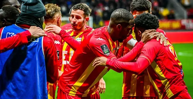 photo  solidaire et soudé depuis le début de saison, le groupe du mans fc est ensemble depuis samedi et la victoire à troyes.  &copy;  le maine libre - yvon loué 