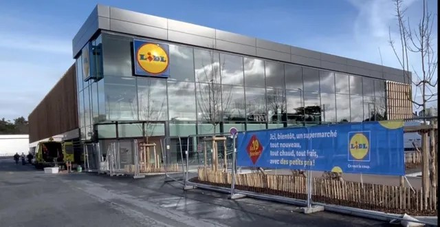 photo  angers, le 3 février 2026. le lidl de la roseraie ouvrira le jeudi 19 février.  &copy;  co 