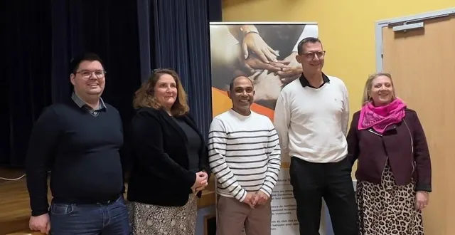 photo  le club d’entreprises de la haute sarthe est composé de guillaume tissot, secrétaire, sylvie bruon, vice-présidente, subhath thudawe, président, david le chat, vice-président et audrey le chat, trésorière.  &copy;  ouest-france 