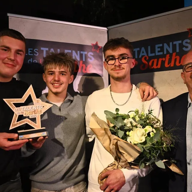 photo le cfa la germinière de rouillon a remporté la catégorie « préservons la planète » grâce au vote du public.  ©  le maine libre - denis lambert