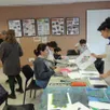 photo  agnès eymond a animé un atelier créatif. 