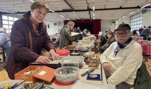 photo  jean-yves jouin, un des exposants du salon.  &copy;  ouest-france 