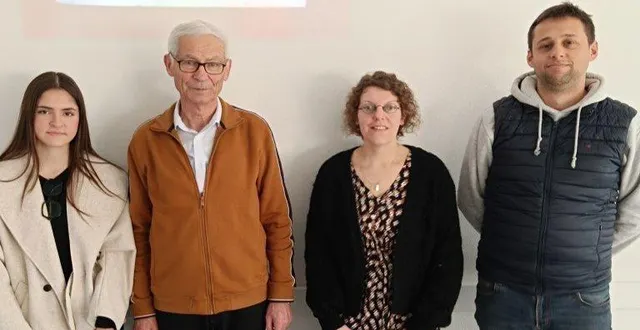 photo  les intervenants daphné gaborit, gérard gaborit, sabrina fortin et sylvain godet.  &copy;  co 
